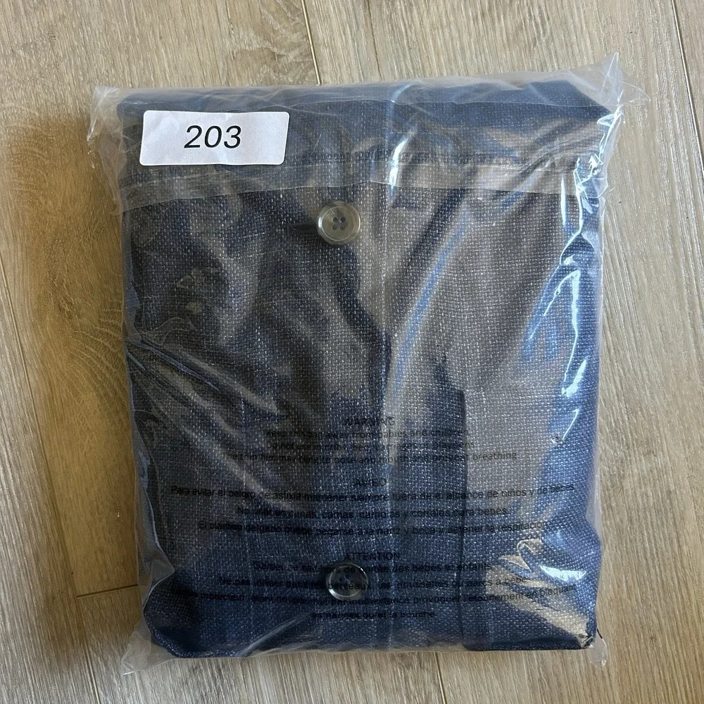 NWT Rodd & Gunn Small The Cascades Bluestone Linen Wool Blend Shirt‎ Jacket